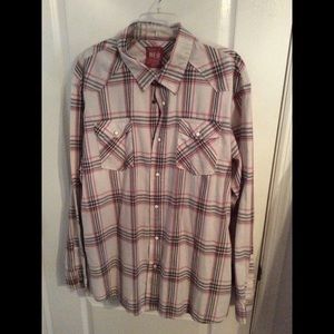 Plaid wrangler jeans T-shirt